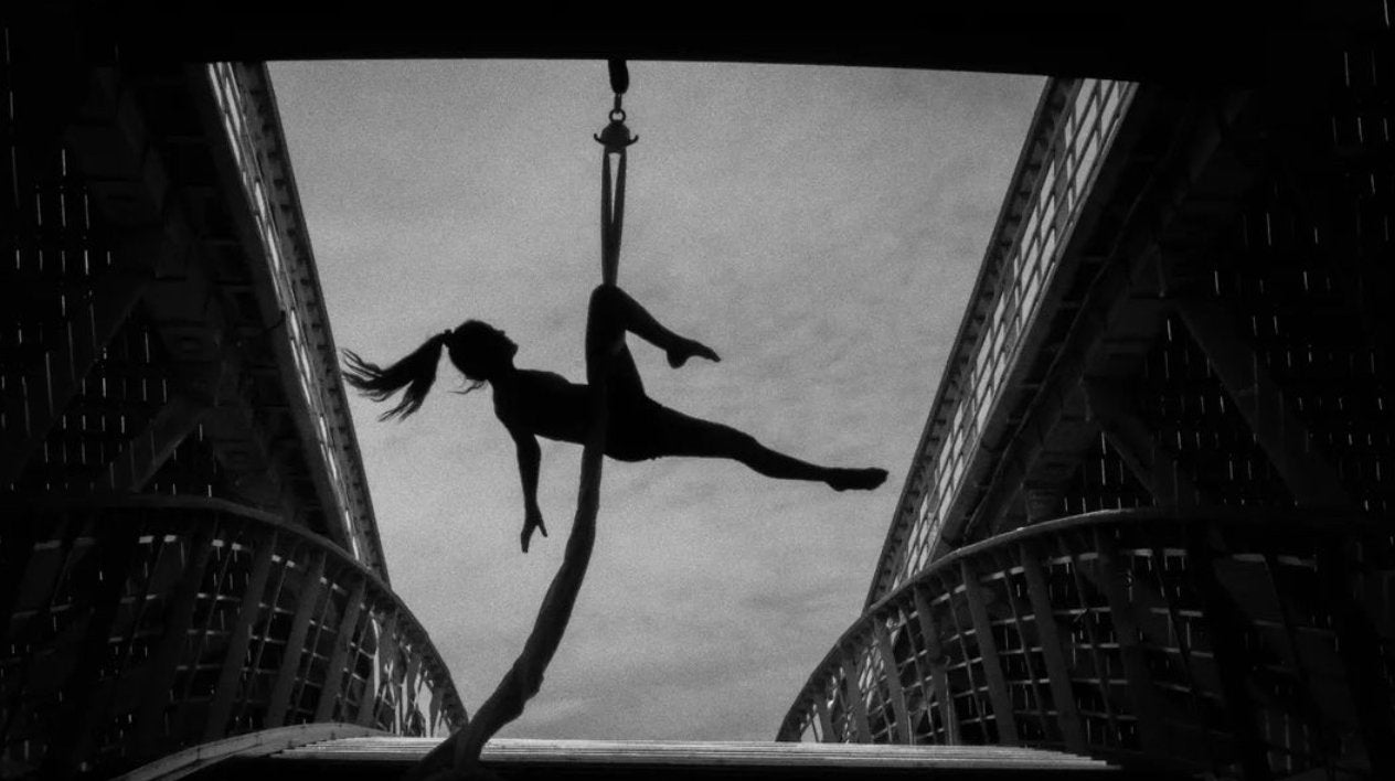 aerial pole fitness dance